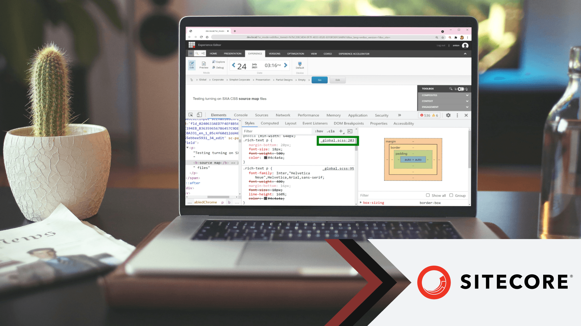 Cover Image for Sitecore SXA: Turning on CSS Source Map Files