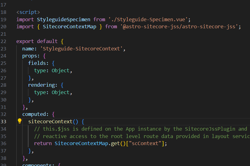 Update sitecore context