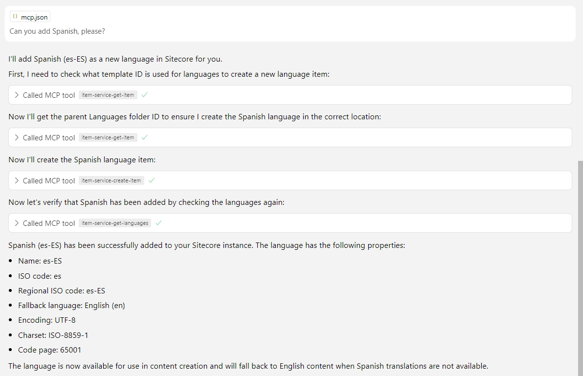 Add Spanish language, please