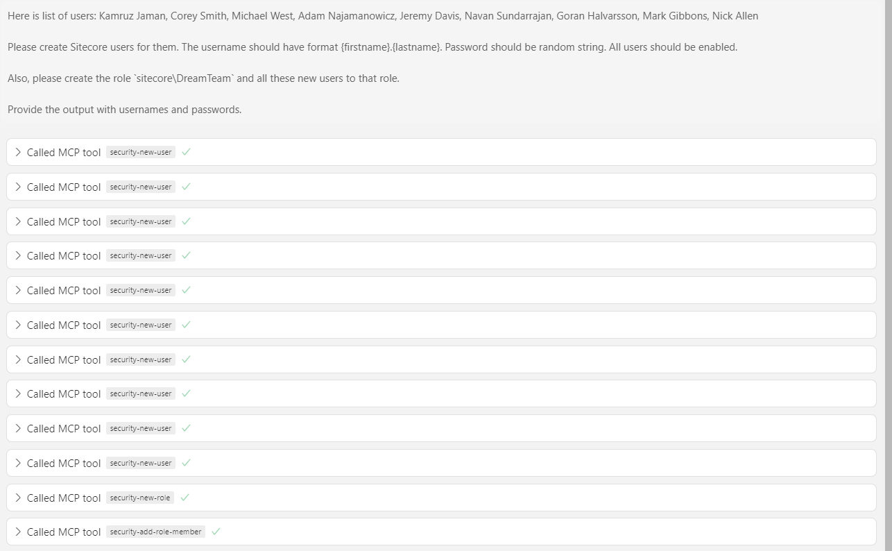 Create Sitecore Users
