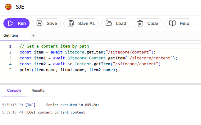 Monaco Editor with Sitecore API calls